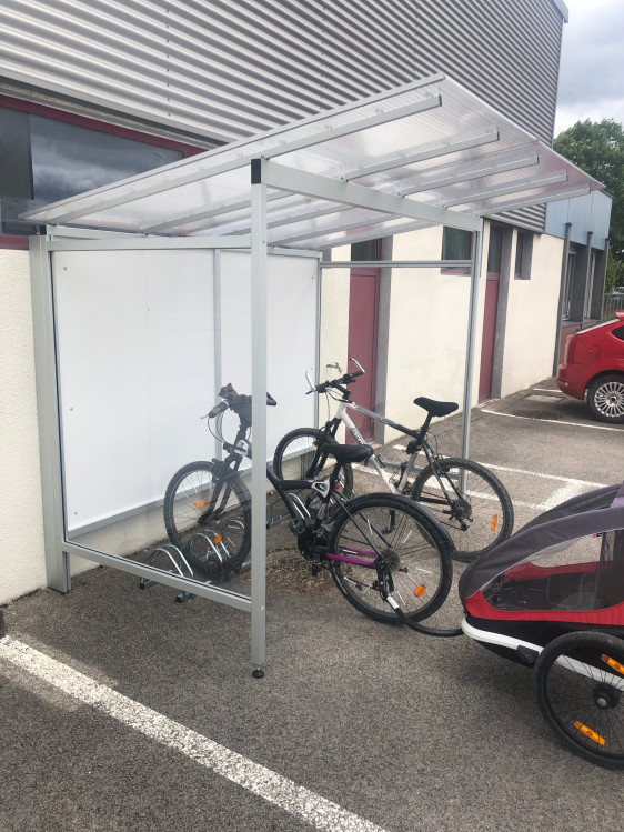 Custom bicycle shelter